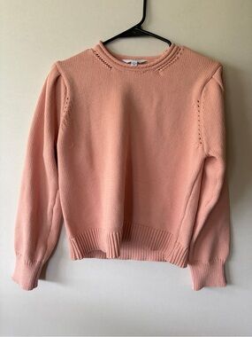Time and Tru Soft Blush Crewneck Sweater